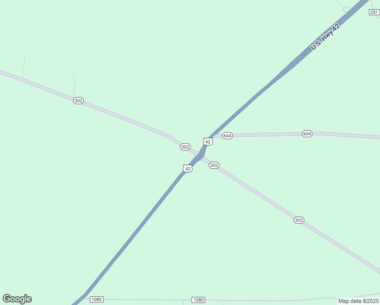 map of restaurants, bars, coffee shops, grocery stores, and more near 348 U.S. 42 in Polk