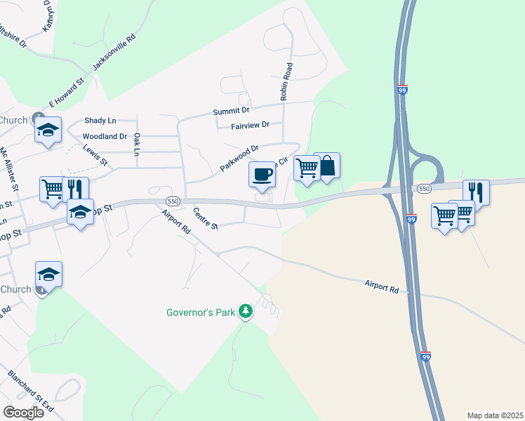 map of restaurants, bars, coffee shops, grocery stores, and more near 1228 Zion Road in Bellefonte