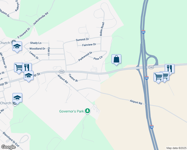 map of restaurants, bars, coffee shops, grocery stores, and more near 1228 Zion Road in Bellefonte