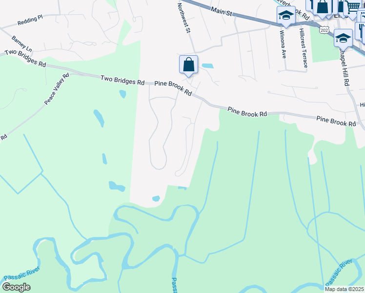 map of restaurants, bars, coffee shops, grocery stores, and more near 55 Robertson Way in Lincoln Park