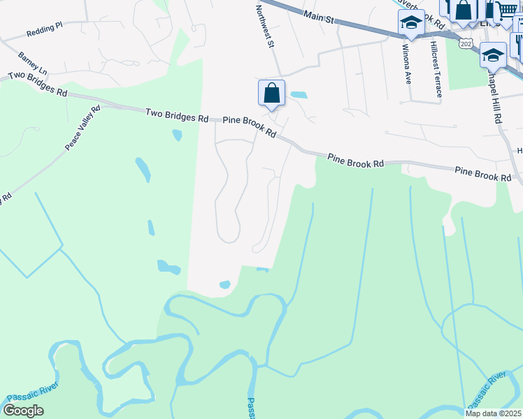 map of restaurants, bars, coffee shops, grocery stores, and more near 55 Robertson Way in Lincoln Park