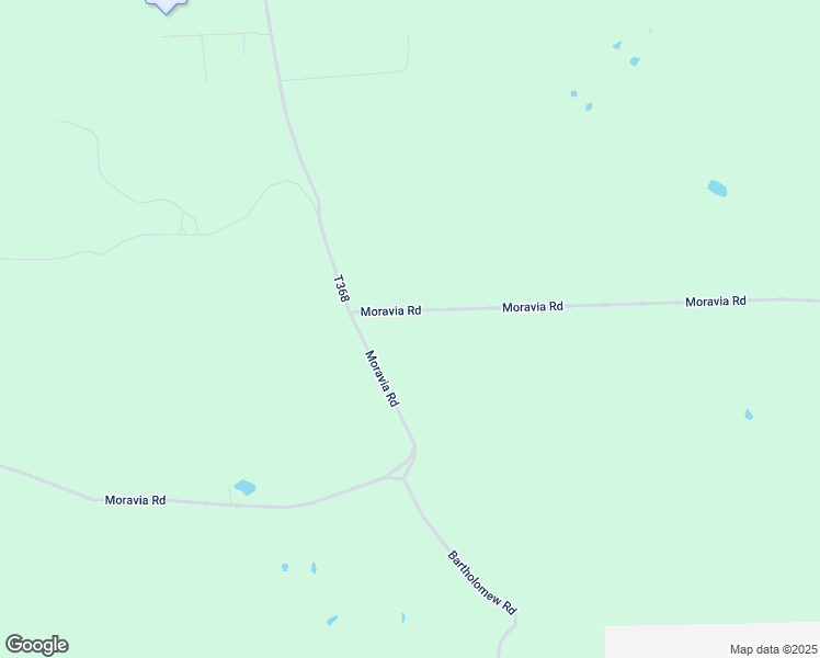 map of restaurants, bars, coffee shops, grocery stores, and more near 580 Moravia Road in New Galilee