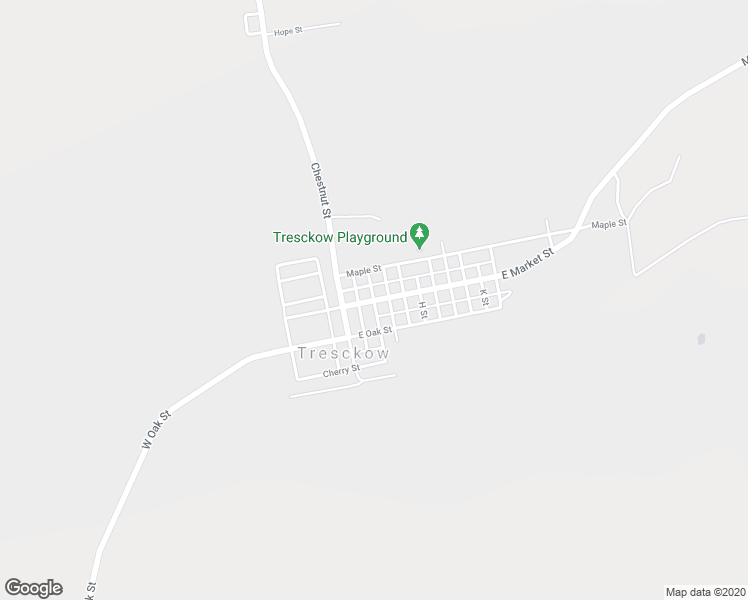 map of restaurants, bars, coffee shops, grocery stores, and more near 51 East Market Street in Tresckow