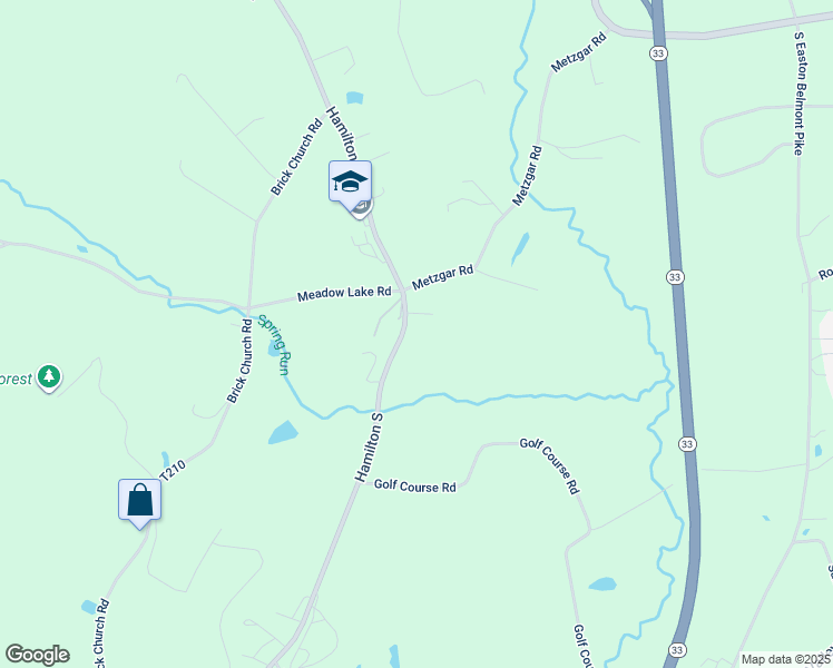 map of restaurants, bars, coffee shops, grocery stores, and more near 5438 Hamilton South in Saylorsburg
