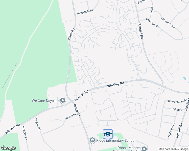 map of restaurants, bars, coffee shops, grocery stores, and more near 290 Cardiff Court in Ridge