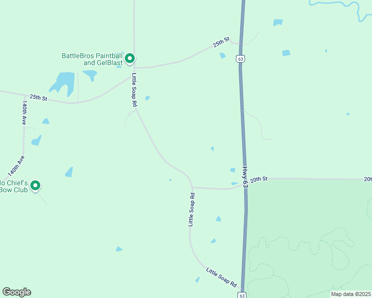 map of restaurants, bars, coffee shops, grocery stores, and more near 2104 Little Soap Road in Bloomfield