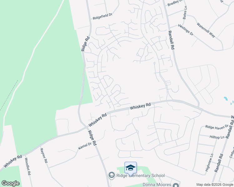 map of restaurants, bars, coffee shops, grocery stores, and more near 290 Cardiff Court in Ridge