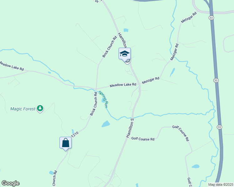 map of restaurants, bars, coffee shops, grocery stores, and more near 2578 Meadow Lake Road in Sciota