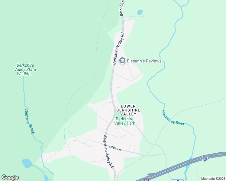 map of restaurants, bars, coffee shops, grocery stores, and more near 322 Berkshire Valley Road in Wharton