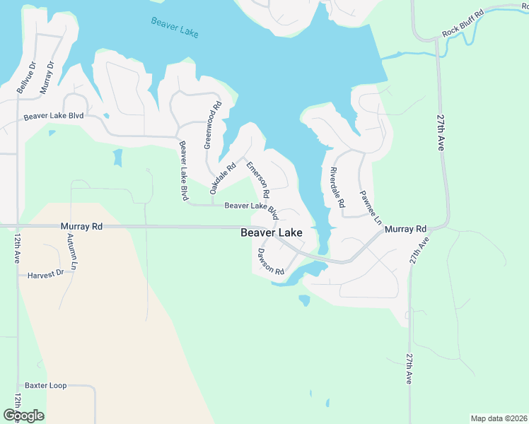 map of restaurants, bars, coffee shops, grocery stores, and more near 2209 Beaver Lake Boulevard in Plattsmouth