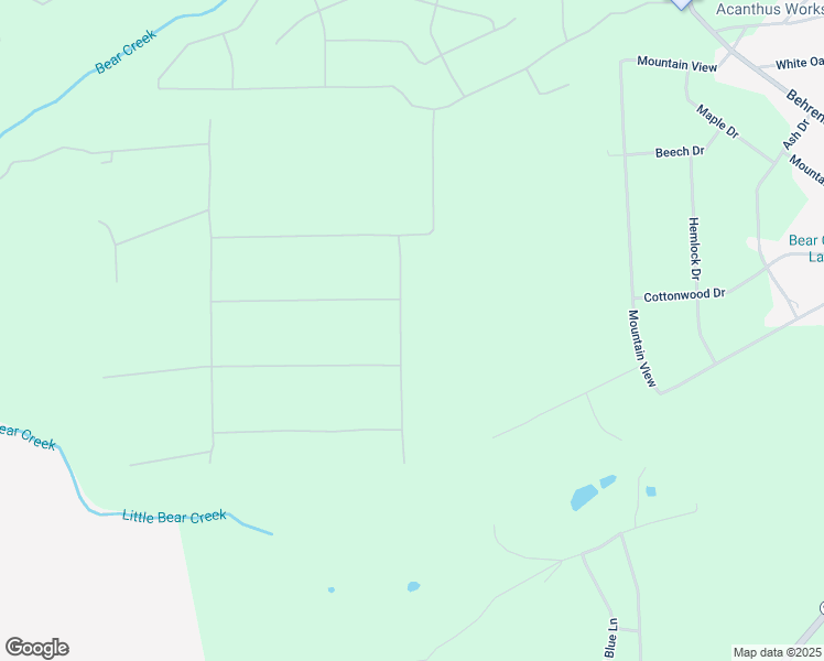 map of restaurants, bars, coffee shops, grocery stores, and more near 39 Bluebell Lane in Jim Thorpe