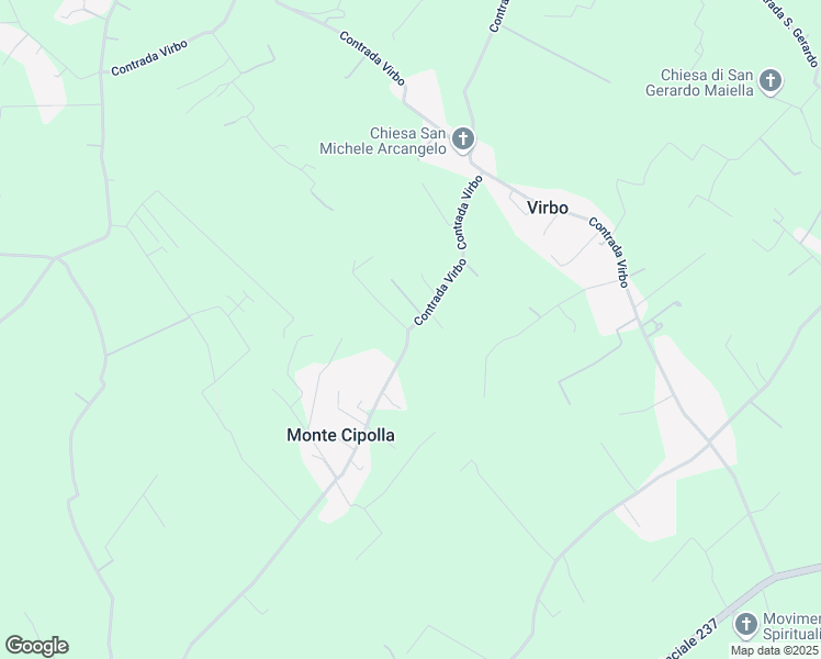 map of restaurants, bars, coffee shops, grocery stores, and more near 47 S.V. Monte Cipolla in Città Metropolitana di Bari