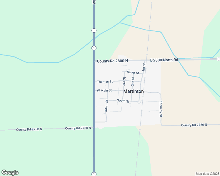 map of restaurants, bars, coffee shops, grocery stores, and more near 109 Adam Street in Martinton