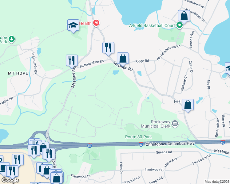 map of restaurants, bars, coffee shops, grocery stores, and more near 8304 Polk Drive in Wharton