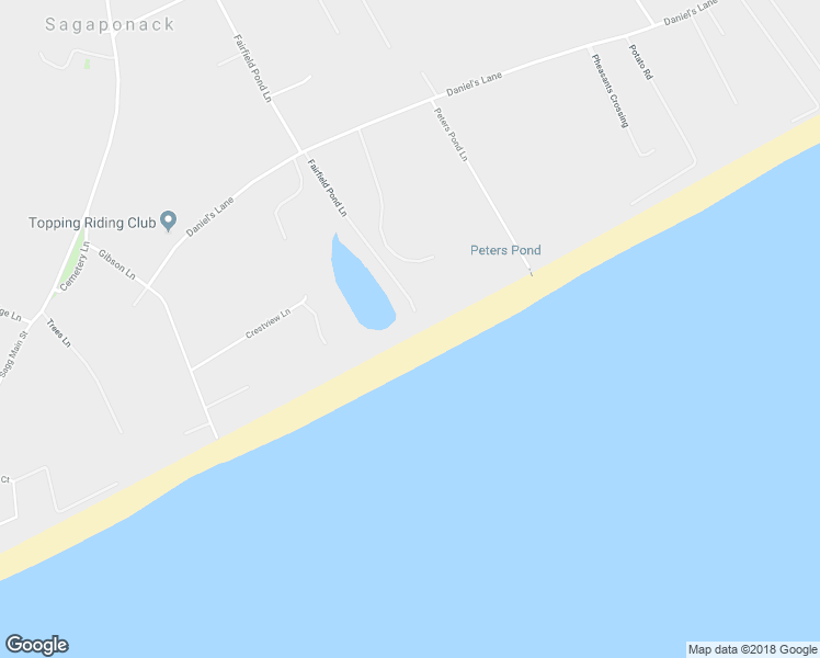 map of restaurants, bars, coffee shops, grocery stores, and more near 7 Fairfield Pond Road in Sagaponack