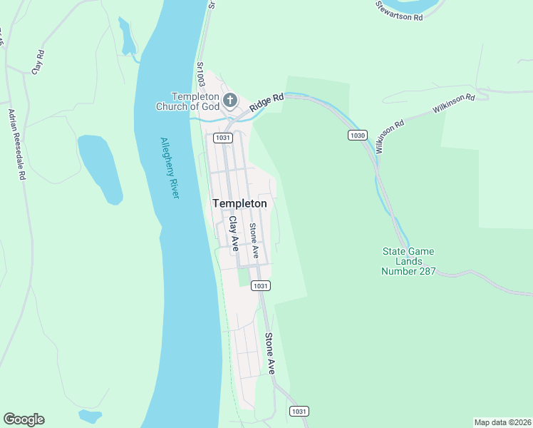 map of restaurants, bars, coffee shops, grocery stores, and more near 309 3rd Street in Templeton