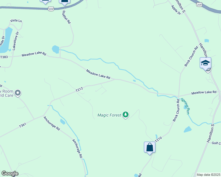 map of restaurants, bars, coffee shops, grocery stores, and more near 415 Arlington Way in Sciota