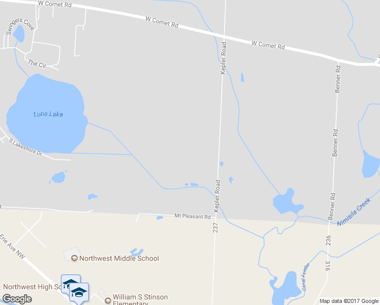 map of restaurants, bars, coffee shops, grocery stores, and more near 7450 Kepler Avenue Northwest in Canal Fulton