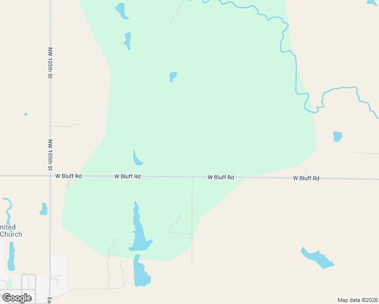 map of restaurants, bars, coffee shops, grocery stores, and more near 9590 West Bluff Road in Malcolm