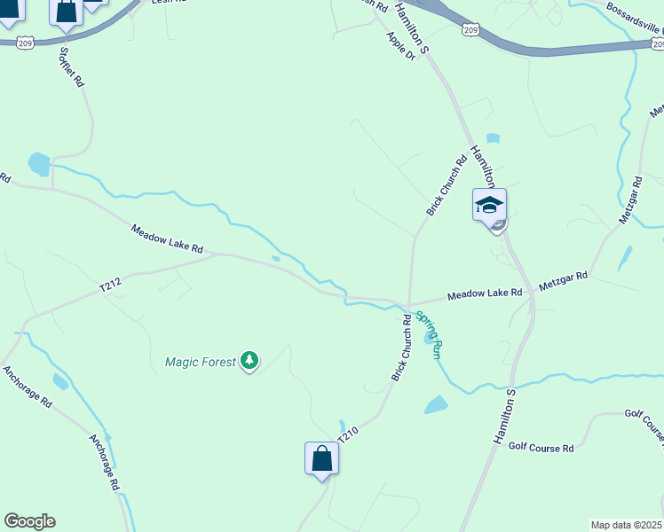 map of restaurants, bars, coffee shops, grocery stores, and more near 2507 Meadow Lake Road in Sciota
