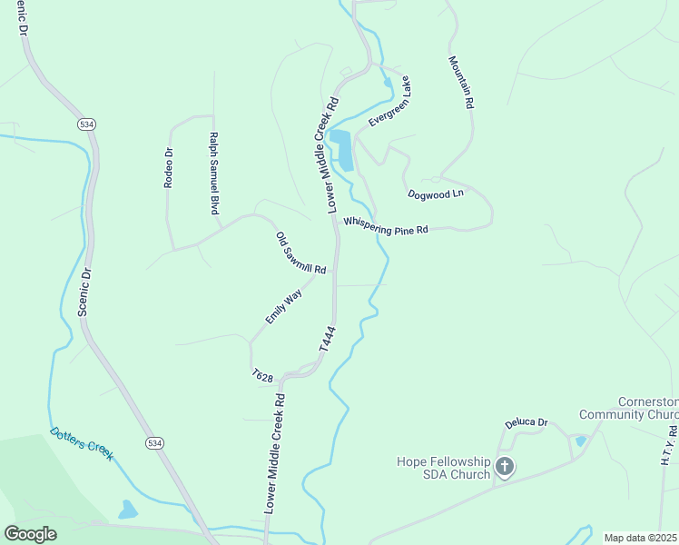 map of restaurants, bars, coffee shops, grocery stores, and more near 270 Lower Middle Creek Road in Kunkletown