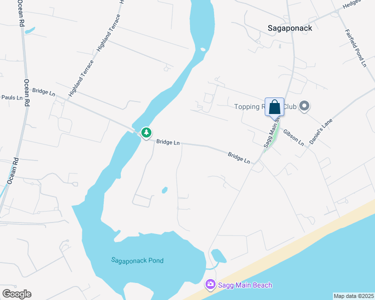 map of restaurants, bars, coffee shops, grocery stores, and more near 29 Seascape Lane in Sagaponack