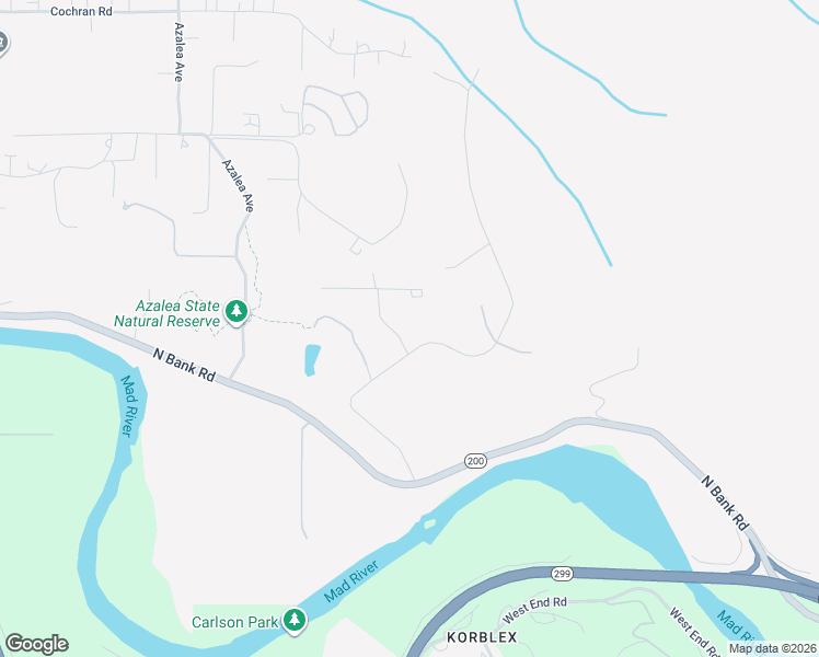 map of restaurants, bars, coffee shops, grocery stores, and more near 675 Leona Drive in McKinleyville