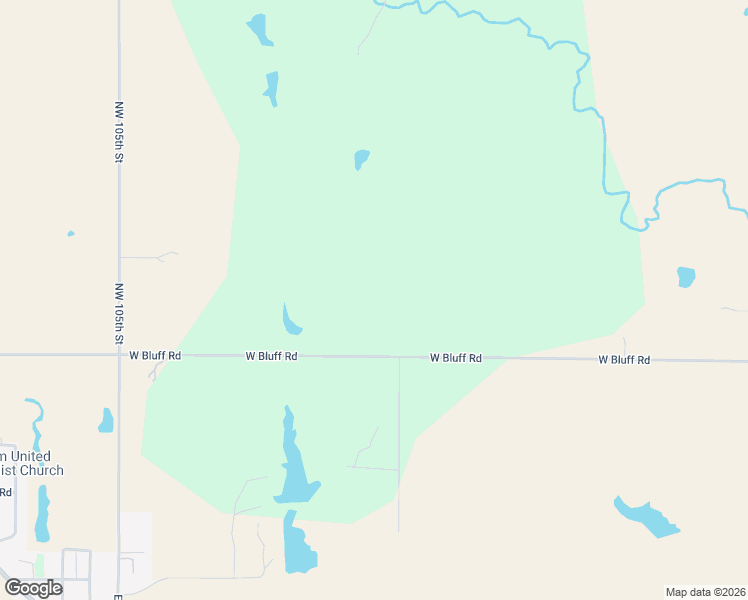 map of restaurants, bars, coffee shops, grocery stores, and more near 9590 West Bluff Road in Malcolm