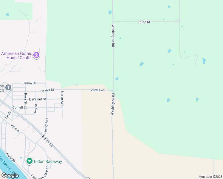 map of restaurants, bars, coffee shops, grocery stores, and more near 2894 Washington Road in Eldon