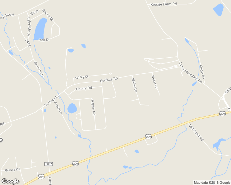 map of restaurants, bars, coffee shops, grocery stores, and more near 3401 Walnut Road in Kunkletown
