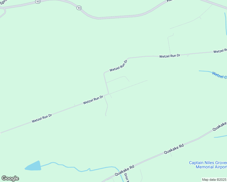map of restaurants, bars, coffee shops, grocery stores, and more near 1707 Wetzel Run Drive in Weatherly