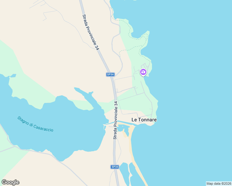 map of restaurants, bars, coffee shops, grocery stores, and more near Via delle Mattanze in Provincia di Sassari