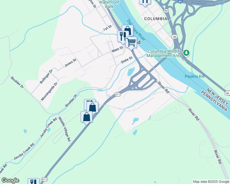 map of restaurants, bars, coffee shops, grocery stores, and more near 200 Hester Street in Portland