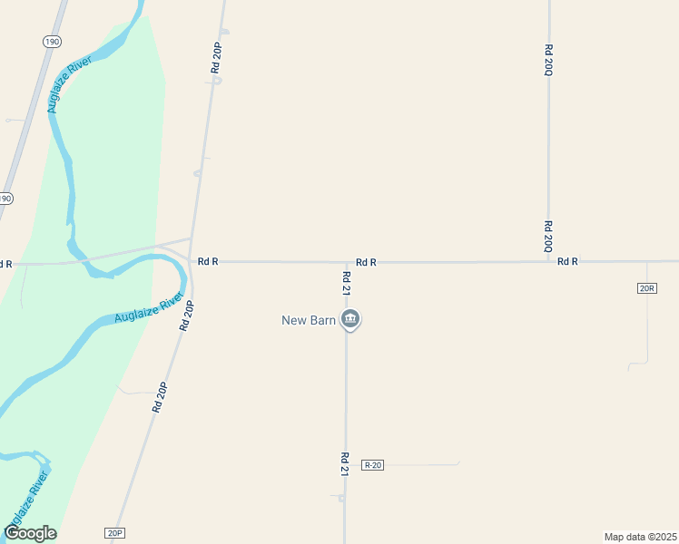 map of restaurants, bars, coffee shops, grocery stores, and more near 11224 Road 21 in Fort Jennings