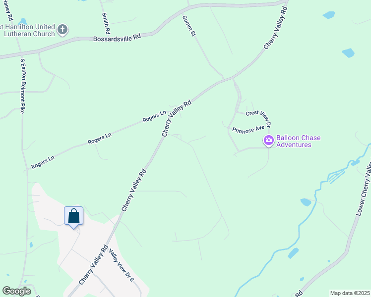 map of restaurants, bars, coffee shops, grocery stores, and more near 124 Russell Lane in Stroudsburg