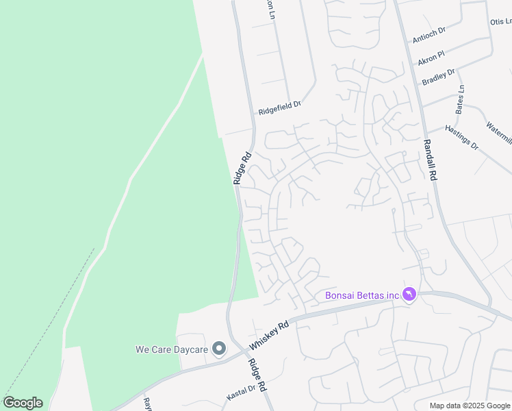 map of restaurants, bars, coffee shops, grocery stores, and more near 394 Woodbridge Drive in Ridge