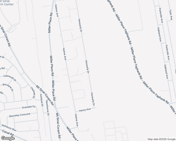 map of restaurants, bars, coffee shops, grocery stores, and more near 92 Henearly Drive in Miller Place