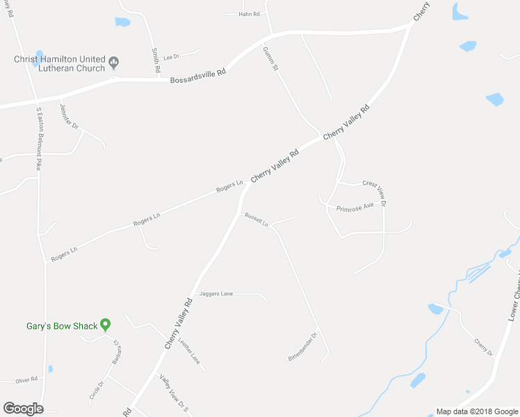 map of restaurants, bars, coffee shops, grocery stores, and more near 109 Russell Lane in Saylorsburg