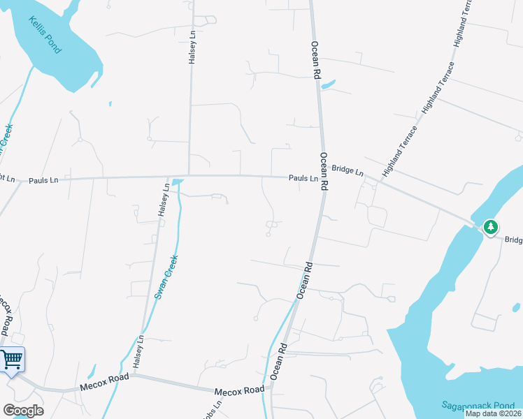 map of restaurants, bars, coffee shops, grocery stores, and more near 10 Harvest Lane in Cutchogue