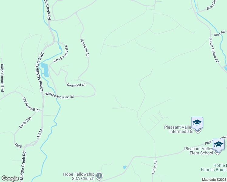 map of restaurants, bars, coffee shops, grocery stores, and more near 295 Hty Road in Kunkletown