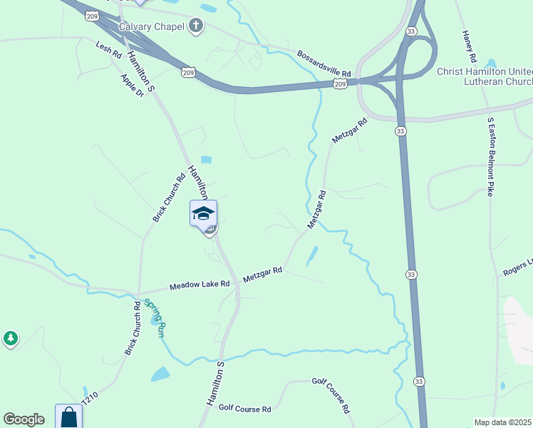 map of restaurants, bars, coffee shops, grocery stores, and more near 106 Hunt Lane in Saylorsburg