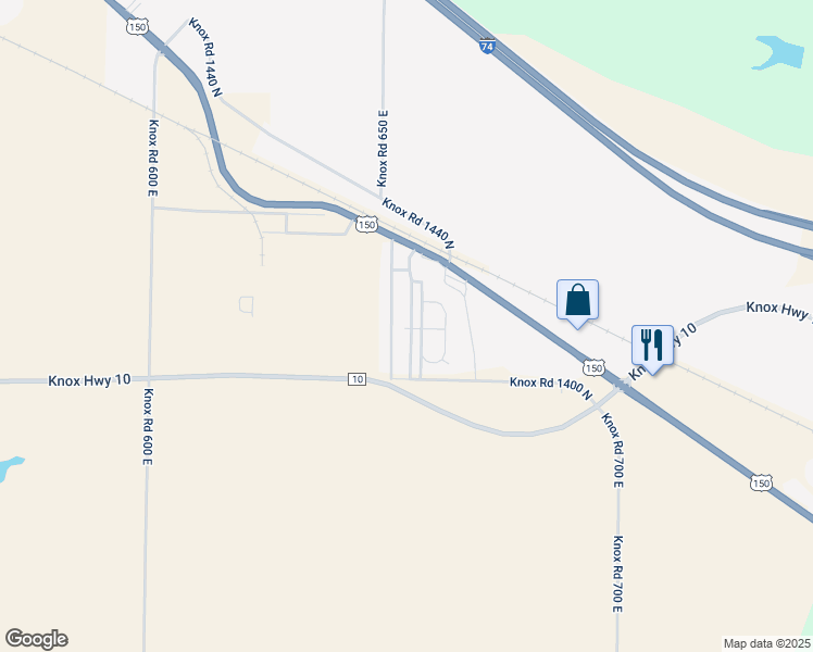 map of restaurants, bars, coffee shops, grocery stores, and more near 57 Country Elms Estates in Galesburg