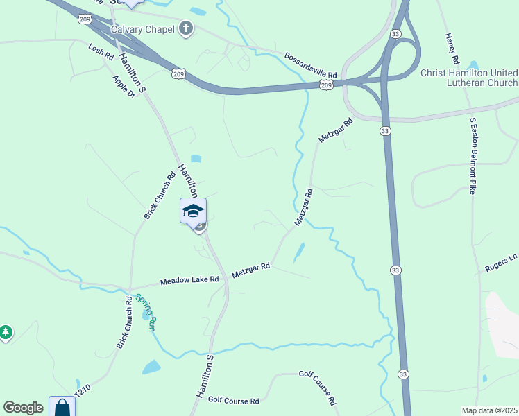 map of restaurants, bars, coffee shops, grocery stores, and more near 106 Hunt Lane in Saylorsburg