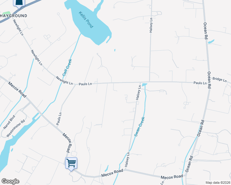 map of restaurants, bars, coffee shops, grocery stores, and more near 337 Pauls Lane in Bridgehampton