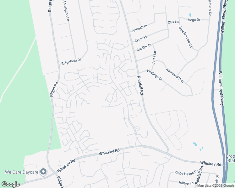 map of restaurants, bars, coffee shops, grocery stores, and more near 79 Enfield Court in Ridge