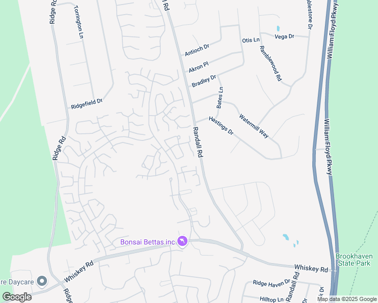 map of restaurants, bars, coffee shops, grocery stores, and more near 35 Trent Court in Ridge