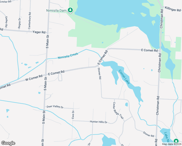 map of restaurants, bars, coffee shops, grocery stores, and more near 226 East Comet Road in Clinton