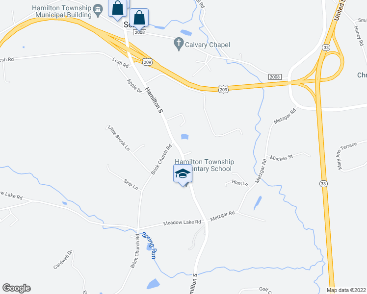 map of restaurants, bars, coffee shops, grocery stores, and more near in Sciota