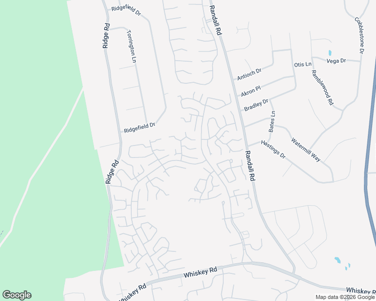 map of restaurants, bars, coffee shops, grocery stores, and more near 182 Ventry Court in Ridge