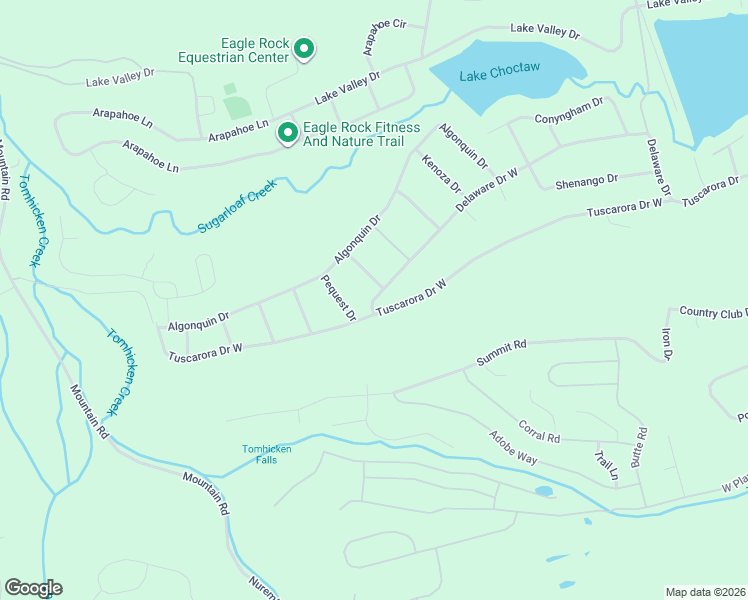 map of restaurants, bars, coffee shops, grocery stores, and more near 556 Tuscarora Drive West in Hazleton